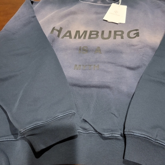Anine Bing Jaci Sweatshirt Hamburg is a Myth XS NWT - Picture 5 of 8
